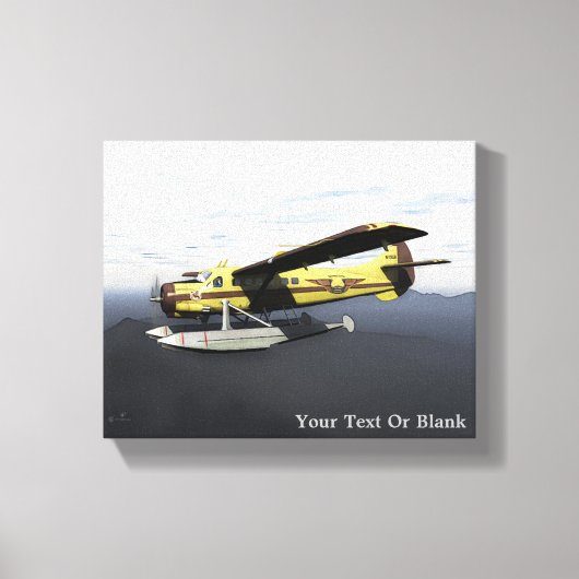 Flying Moose Aviation de Havilland DH3-C Otter Canvas Afdruk (Voorkant)