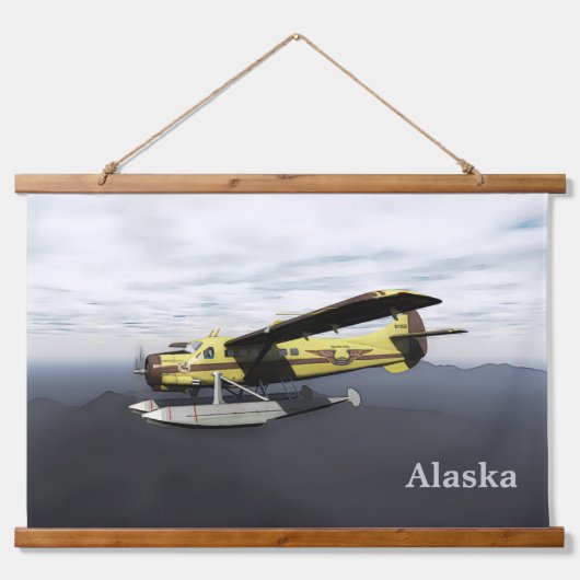 Flying Moose Aviation de Havilland DH3-C Otter Hangend Wandkleed (Voorkant)