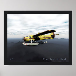 Flying Moose Aviation de Havilland DH3-C Otter Poster