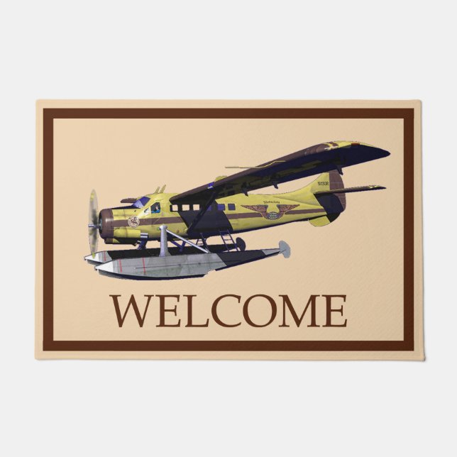 Flying Moose Aviation de Havilland Otter - Welkom Deurmat (Voorkant)