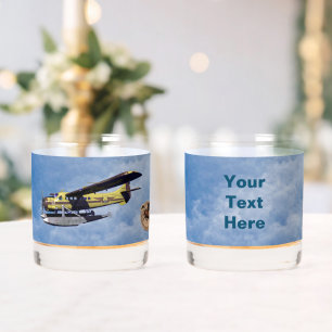 Flying Moose Aviation de Havilland Otter Whisky Glas