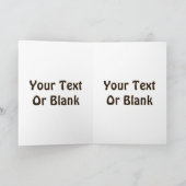 Flying Moose Feestdagen Kaart (Binnen)