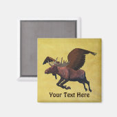 Flying Moose Magneet (Voorkant / Achterkant)