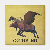 Flying Moose Magneet (Voorkant)