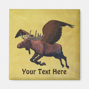 Flying Moose Magneet