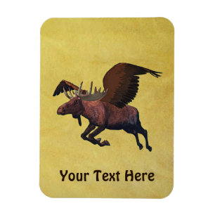 Flying Moose Magneet