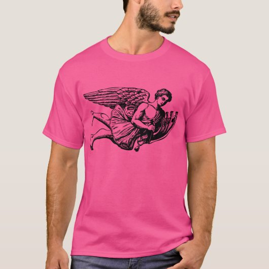 Flying Musical Angel T-shirt (Voorkant)