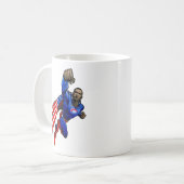 Flying Obama Koffiemok (Voorkant links)
