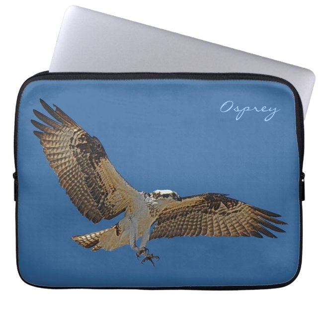 Flying Osprey & Blue Sky Raptor Wildlife Sleeve (Voorkant)