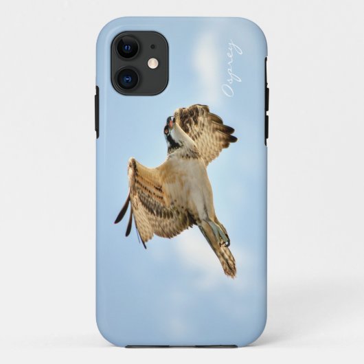 Flying Osprey Fish-Eagle Wildlife Fotoscène Case-Mate iPhone Case (Achterkant)