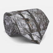 Flying Osprey & Fish Wildlife Photo Scene Stropdas (Opgerold)