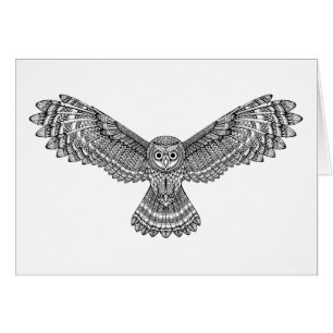 Flying Owl Zendoodle