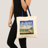 Flying Pig-Be Anders Tote Bag (Voorkant (product))