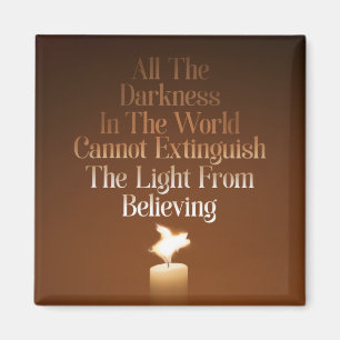 Flying Pig Candle Flame Magneet