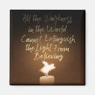 Flying Pig Candle Flame Magneet