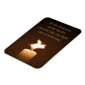 Flying Pig Candle Flame Magnet Magneet (Linkerzijde)