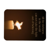 Flying Pig Candle Flame Magnet Magneet (Horizontaal)