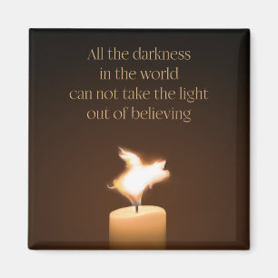 Flying Pig Candle Flame Magnet Magneet