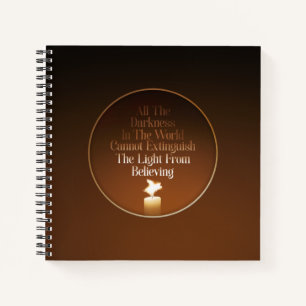 Flying Pig Candle Flame Notitieboek