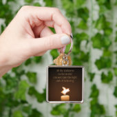 Flying Pig Candle Flame Sleutelhanger (Hand)