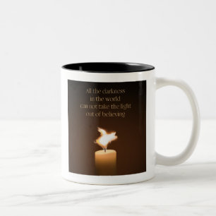 Flying Pig Candle Flame Tweekleurige Koffiemok
