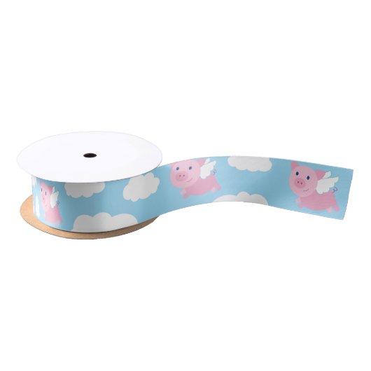 Flying Pig Cute Animal Ribbon Lint (Spoel)