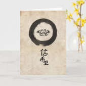 Flying Pig-Hope & Faith Kaart (Gele Bloem)