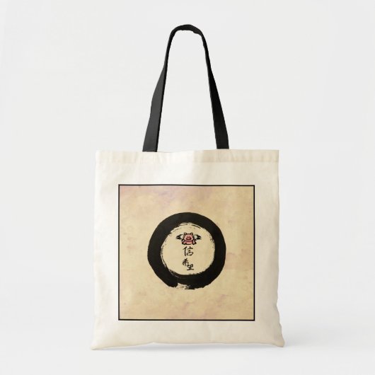 Flying Pig-Hope & Faith Tote Bag (Voorkant)