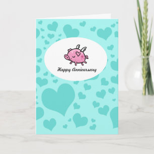 Flying Pig Jubileum kaart