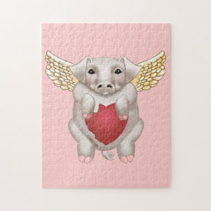 Flying Pig Love Legpuzzel