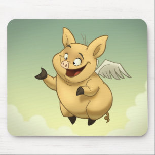 Flying Pig Mousepad Muismat