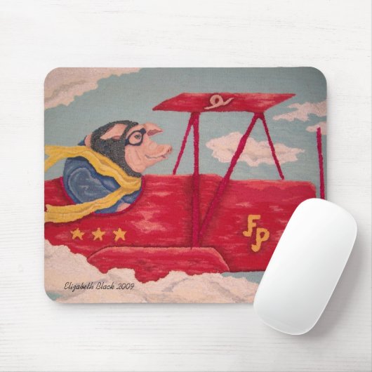 Flying Pig Mousepad Muismat (Met muis)