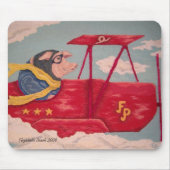 Flying Pig Mousepad Muismat (Voorkant)