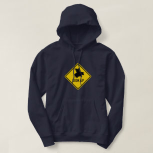 Flying Pig Road Sign Hoodie