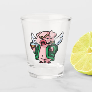 Flying Pig Shot Glass Shot Glas