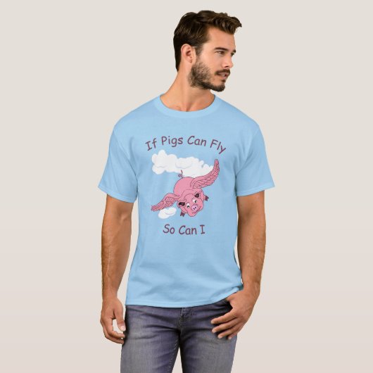 Flying Pig T-Shirt (Voorkant volledig)