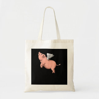 Flying Pig With Wings Fly Pig Lovers Tote Bag