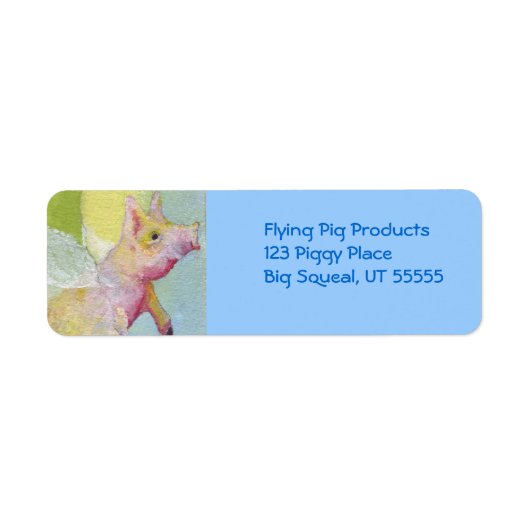 Flying Piggy Label (Voorkant)