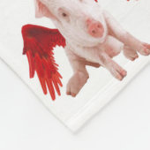 Flying Pigs Blanket Fleece Deken (Hoek)