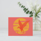 Flying Pterosaur Briefkaart (Staand voorkant)
