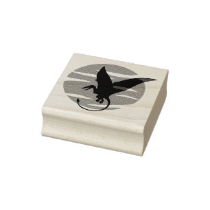 Flying Pterosaur Rubberstempel