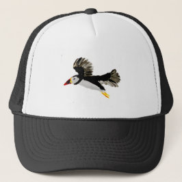 Flying Puffin Art Trucker Pet