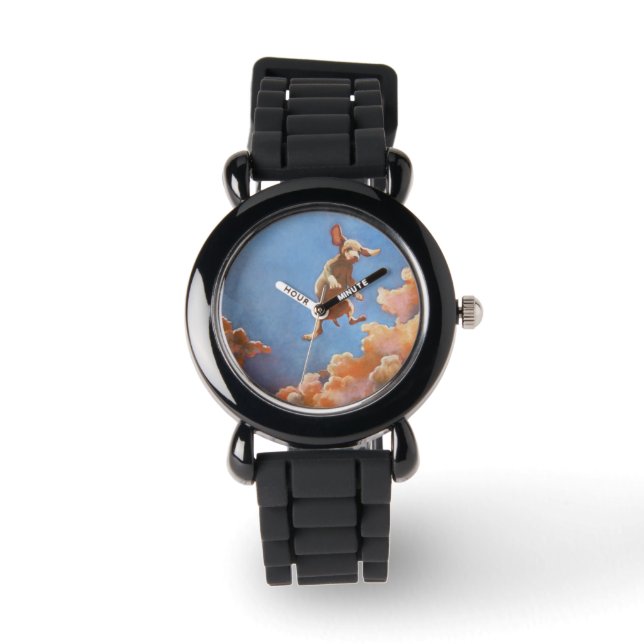 Flying Puppy Cloudscape eWatch voor kinderen Horloge (Voorkant)