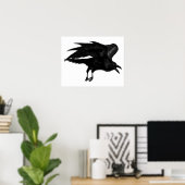 Flying Raven Archival Poster (Thuiskantoor)