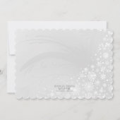 Flying Rendier Kerstfeest uitnodiging (Achterkant)