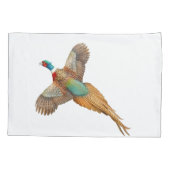 Flying Ring Necked Pheasant Pillowcase Kussensloop (Achterkant)