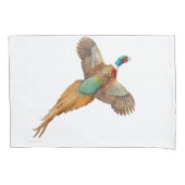 Flying Ring Necked Pheasant Pillowcase Kussensloop (Voorkant)