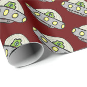 Flying Saucer Cadeaupapier (Rol Hoek)