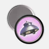 Flying Saucer (lijst gebroken) Magneet (Voorkant / Achterkant)