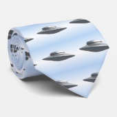 Flying Saucer Pattern Stropdas (Opgerold)